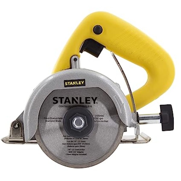 STANLEY STSP110-IN 1200 Watt 4 inch (100mm) Heavy Duty Marble Cutter and Tile Cutter with Depth Adjustment